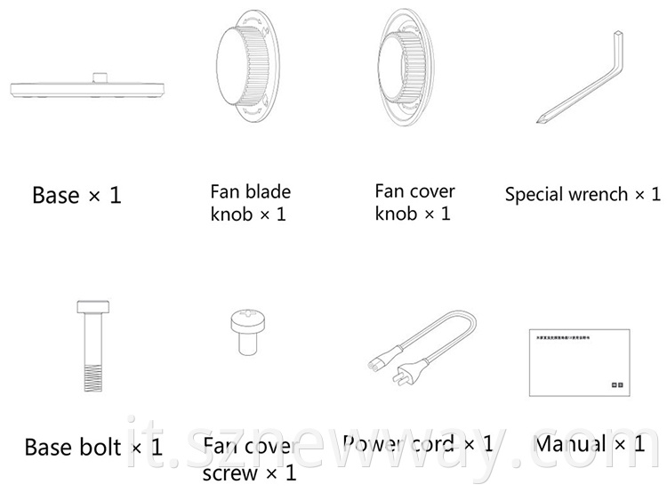 Xiaomi Mi Smart Fan 1x